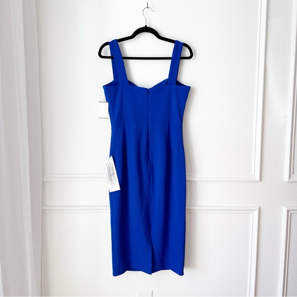 NWT Dress The Population Nicole Midi Dress in Electric Blue sz M - Picture 5 of 8